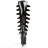 Pleaser ADORE-2043 Patent Platform Buckle Boots
