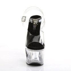Pleaser TIPJAR-708-5 Black Insole High Heel Stripper Shoe