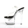 Pleaser TIPJAR-708-5 Black Insole High Heel Stripper Shoe