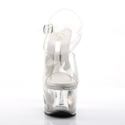 Pleaser TIPJAR-708-5 White Insole High Heel Stripper Shoe