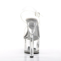 Pleaser TIPJAR-708-5 White Insole High Heel Stripper Shoe