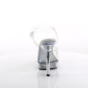 Fabulicious LIP-108 Transparent High Heeled Sandals