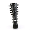 Demonia SWING-815WC Black Patent Platform Knee Boots