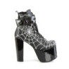 Demonia TORMENT-51 Black Vegan Platform Chunky Boots