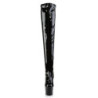 Pleaser ADORE-3000 Patent Platform Over The Knee Boots