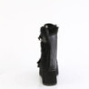 Demonia TRASHVILLE-218 Black Vegan Platform Men Boots