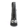 Demonia GRAVEDIGGER-14 Black Vegan Platform Men Boots