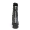 Demonia GRAVEDIGGER-14 Black Vegan Platform Men Boots