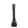 Demonia TRASHVILLE-502 Black Vegan Platform Men Boots