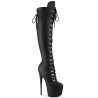 Pleaser JUBILANT-3012 Black Vegan Over The Knee Boots
