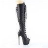 Pleaser JUBILANT-3012 Black Vegan Over The Knee Boots