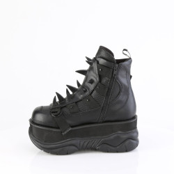 Demonia NEPTUNE-68 Black Vegan Platform Men Boots