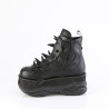 Demonia NEPTUNE-68 Black Vegan Platform Men Boots