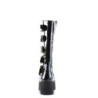 Demonia TRASHVILLE-518 Black Patent Platform Men Boots