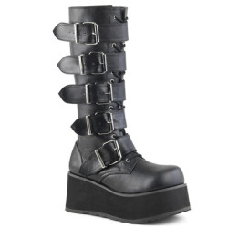 Demonia SHAKER-210 Rose Patent Sale Women