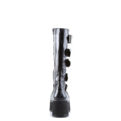 Demonia TRASHVILLE-518 Black Vegan Platform Men Boots