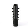 Demonia SWING-230 Black Vegan Platform Buckle Boots