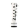 Demonia TRASHVILLE-518 White Vegan Platform Men Boots