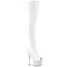 Pleaser BEJEWELED-3011-7 White Hologram Patent Strass