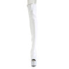 Pleaser BEJEWELED-3011-7 White Hologram Patent Strass
