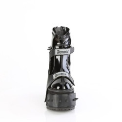 Demonia TRANSFORMER-808 Black Vegan Leather Sale Women