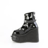 Demonia TRANSFORMER-808 Black Vegan Leather Sale Women