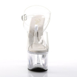 Pleaser TREASURE-708 Clear High Heels Stripper Shoes