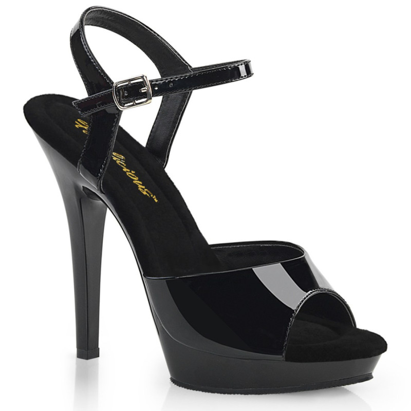 Fabulicious LIP-109 Black Party High Heels Sandals Women Fabulicious LIP-109 Black Party High Heels Sandals Women