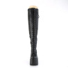 Demonia CAMEL-300WC Vegan Wide Calf Thigh High Boots