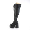 Demonia CAMEL-300WC Vegan Wide Calf Thigh High Boots