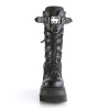 Demonia SHAKER-70 Black Vegan Platform Wedge Boots