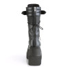 Demonia SHAKER-70 Black Vegan Platform Wedge Boots