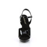 Fabulicious LIP-109 Black Party High Heels Sandals Women
