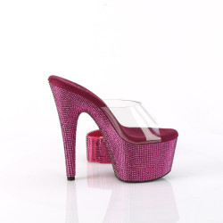 Pleaser BEJEWELED-712RS Transparent Purple Strass Sale