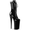 Pleaser BEYOND-1050 Black Patent Ankle High Boots Women