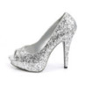 Fabulicious TWINKLE-18G Silver Glitter Sale Women