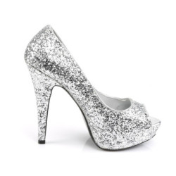 Fabulicious TWINKLE-18G Silver Glitter Sale Women
