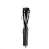 Pleaser BEYOND-1050 Black Patent Ankle High Boots Women