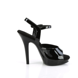 Fabulicious LIP-109 Black Party High Heels Sandals Women