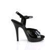 Fabulicious LIP-109 Black Party High Heels Sandals Women