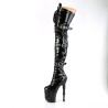 Pleaser RAPTURE-3028 Buckle Extreme Thigh High Boots
