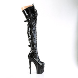 Pleaser RAPTURE-3028 Buckle Extreme Thigh High Boots