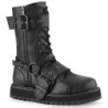 Demonia CAMEL-223 Black Patent Chunky Platform Boots