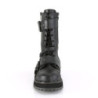 Demonia VALOR-220 Black Vegan Leather Men Harness Boots
