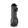 Demonia VALOR-220 Black Vegan Leather Men Harness Boots