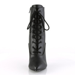 Demonia CAMEL-300 Black Patent Chunky Overknee Boots