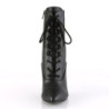 Demonia CAMEL-300 Black Patent Chunky Overknee Boots