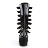 Demonia DAMNED-318 Black Hologram Platform Boots