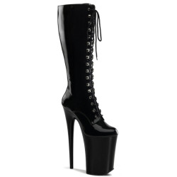 Pleaser INFINITY-2020 Black Extreme Heels Platform Boots