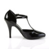 Pleaser VANITY-415 T-Strap D'orsay Heeled Pumps